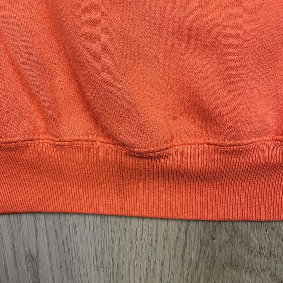 Vintage Clemson Tigers Sweatshirt Mens XL Orange NCAA Made USA Crewneck 90s - Picture 12 of 16